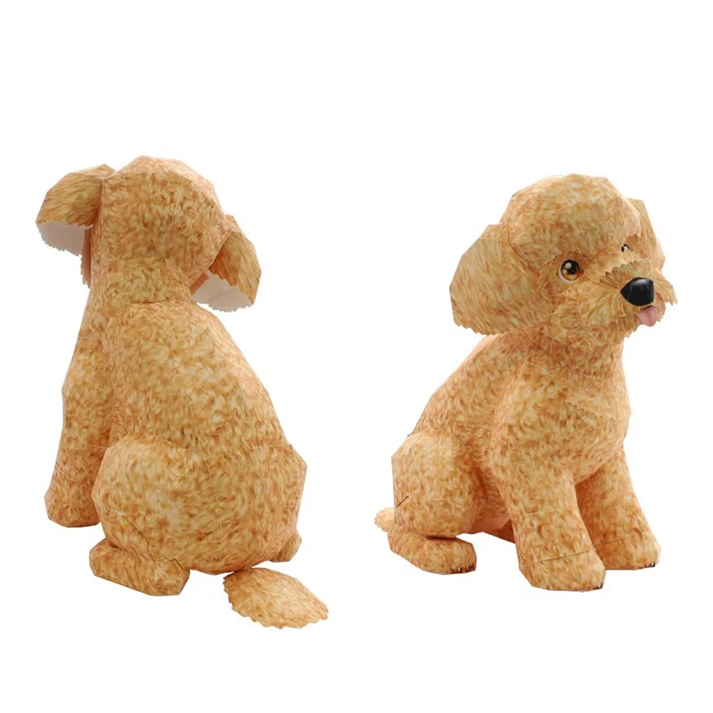 Toy Poodle Dog Folding Origami - Art Craft With Cardboard review and price