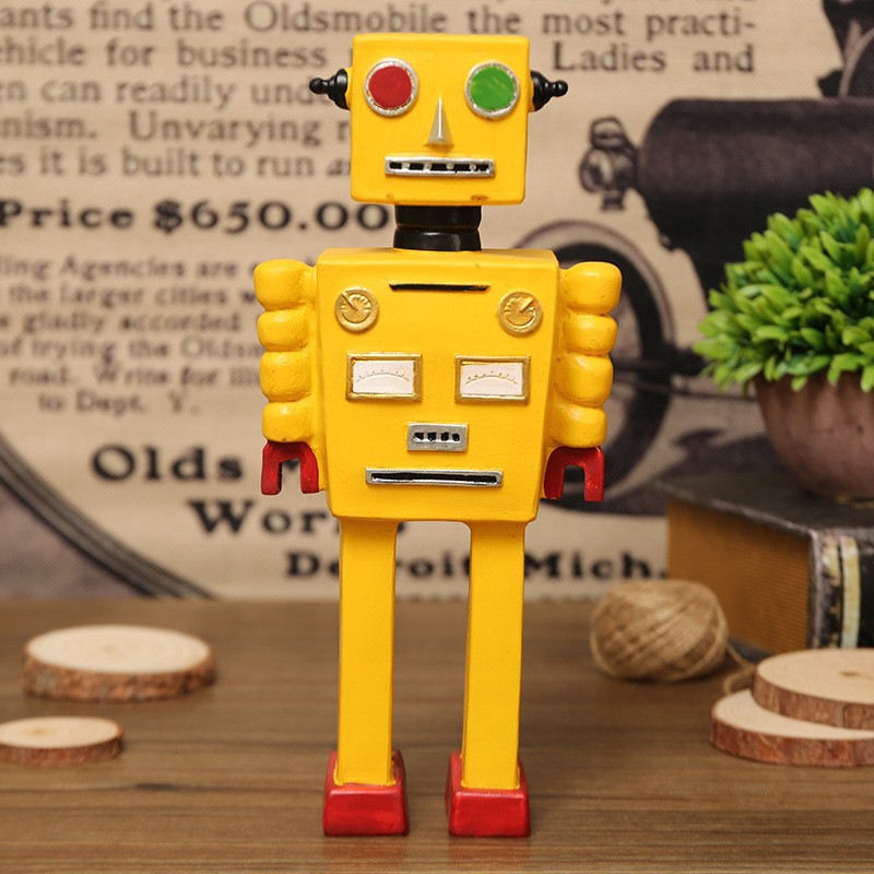 Cartoon Robot Statue Ornaments - Art Craft Robot review and price