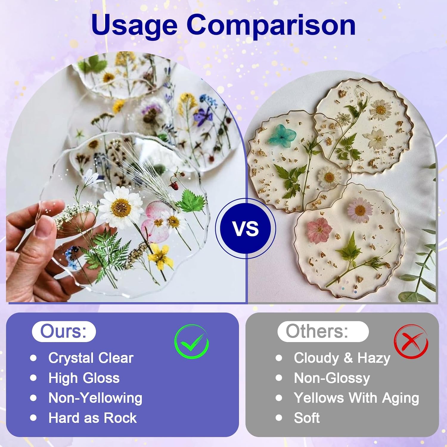 Clear Epoxy Resin AB Glue Hard - Art Craft Glue review and price