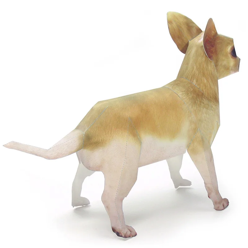 Chihuahua Dog Origami Art Pet  - Art Craft With Cardboard review and price
