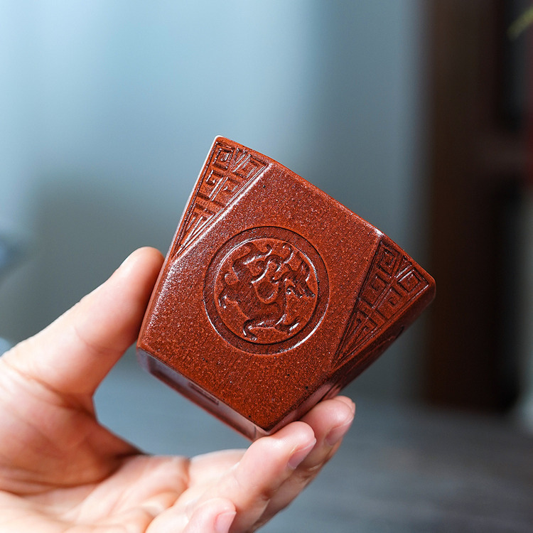 Yixing Zisha Handmade Peach Po - Art Craft Clay review and price