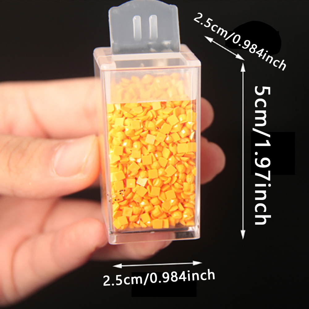 Square Plastic Diamond Paintin - Box Art And Craft review and price