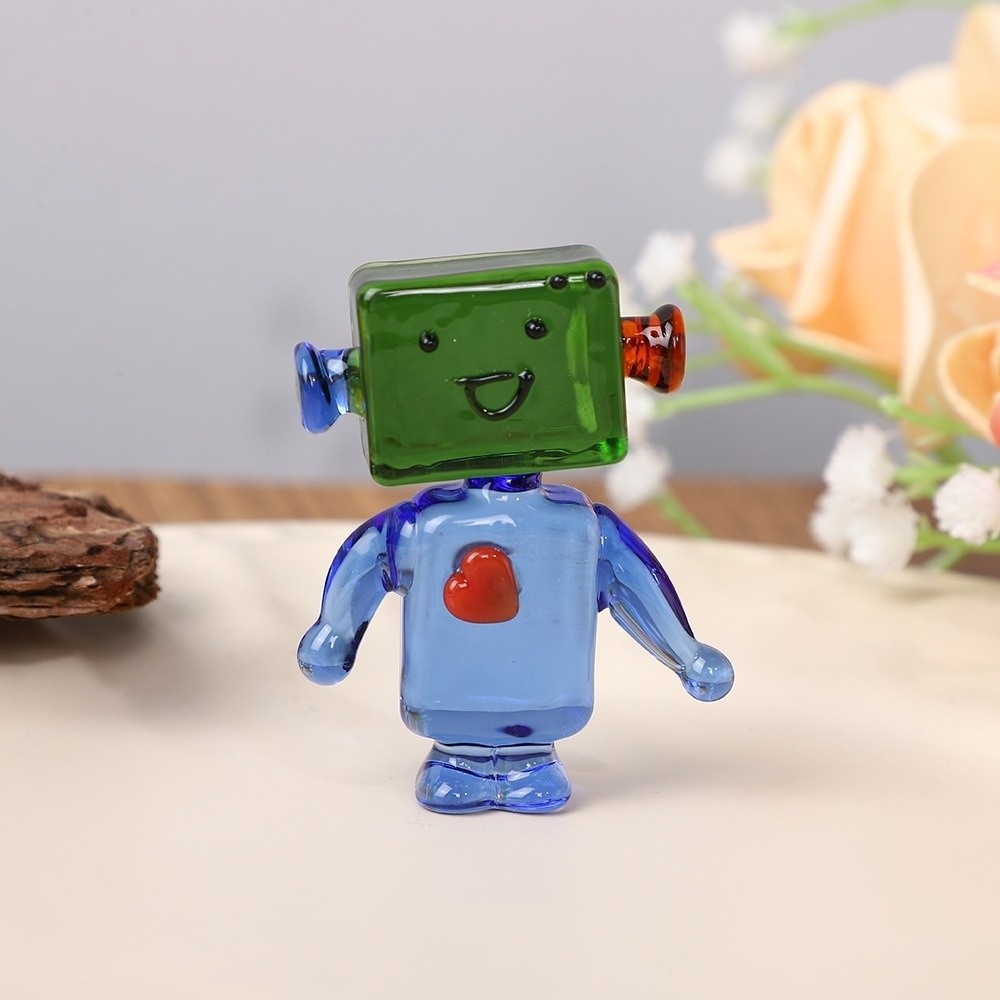 Unique Colorful Face Robot Orn - Art Craft Robot review and price