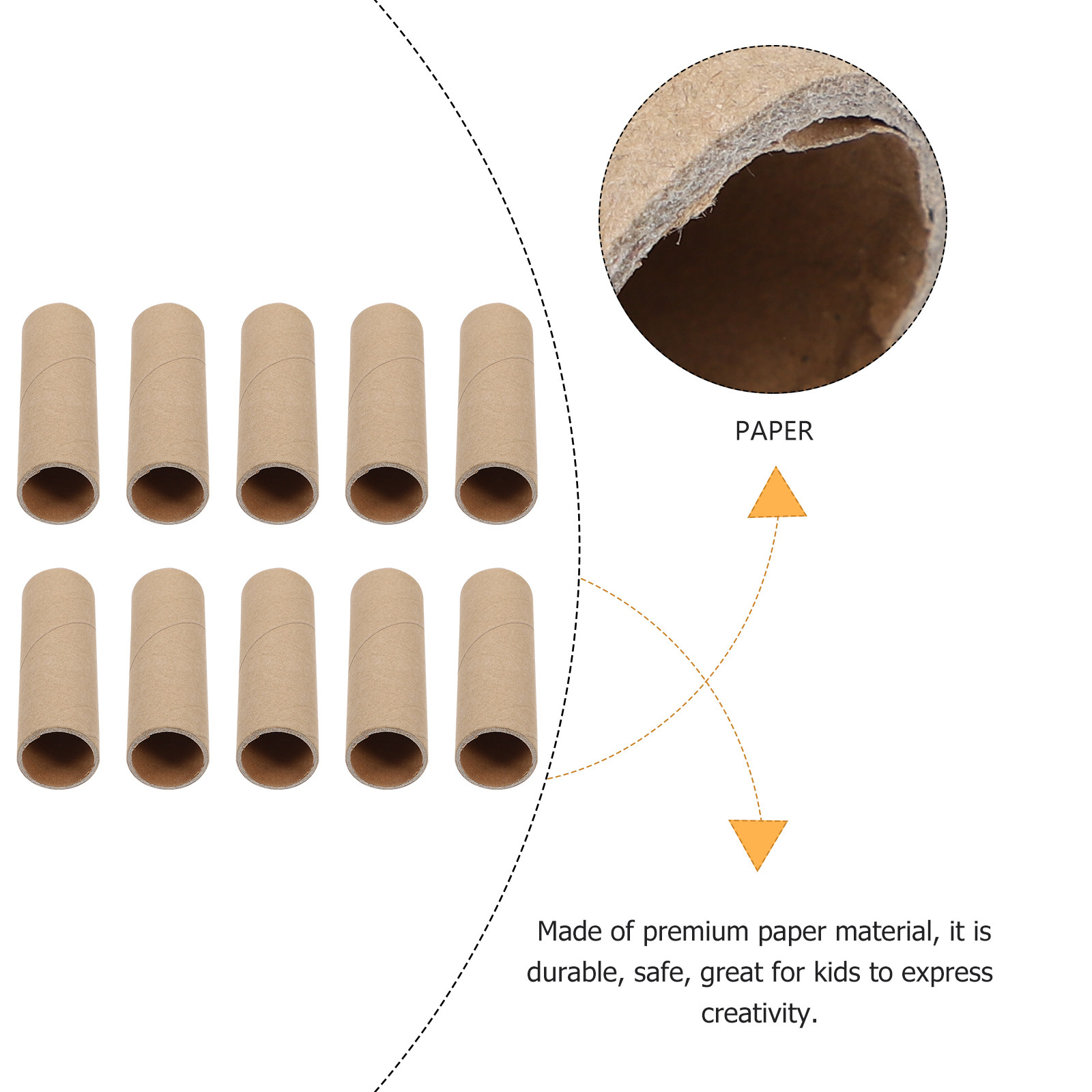 15Pcs Kraft Paper Tubes Round  - Art Craft With Cardboard review and price