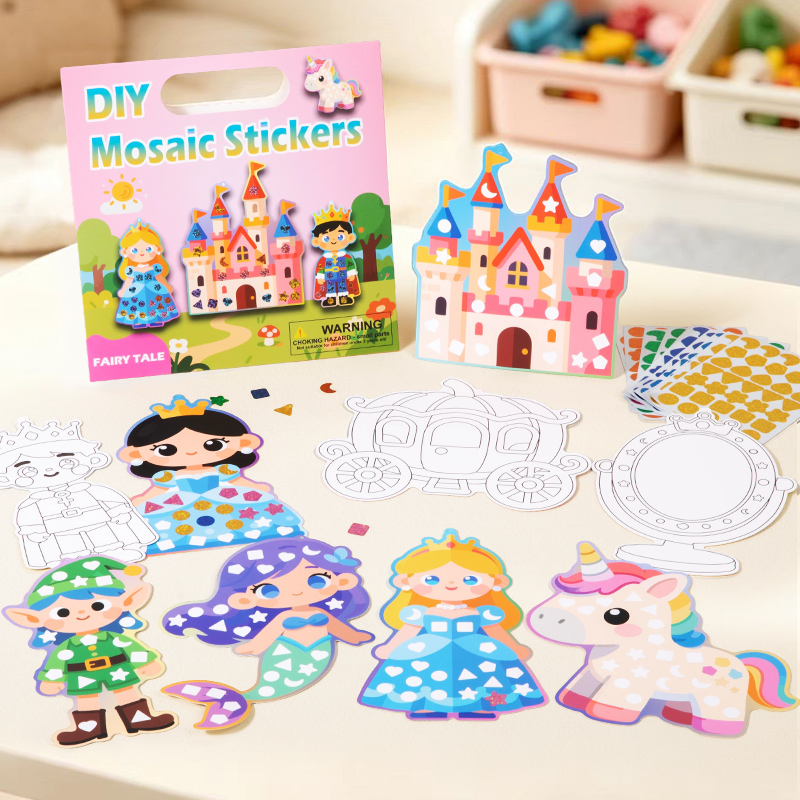 2-in-1 DIY Mosaic Sticker & Co - Art Craft Dinosaurs review and price