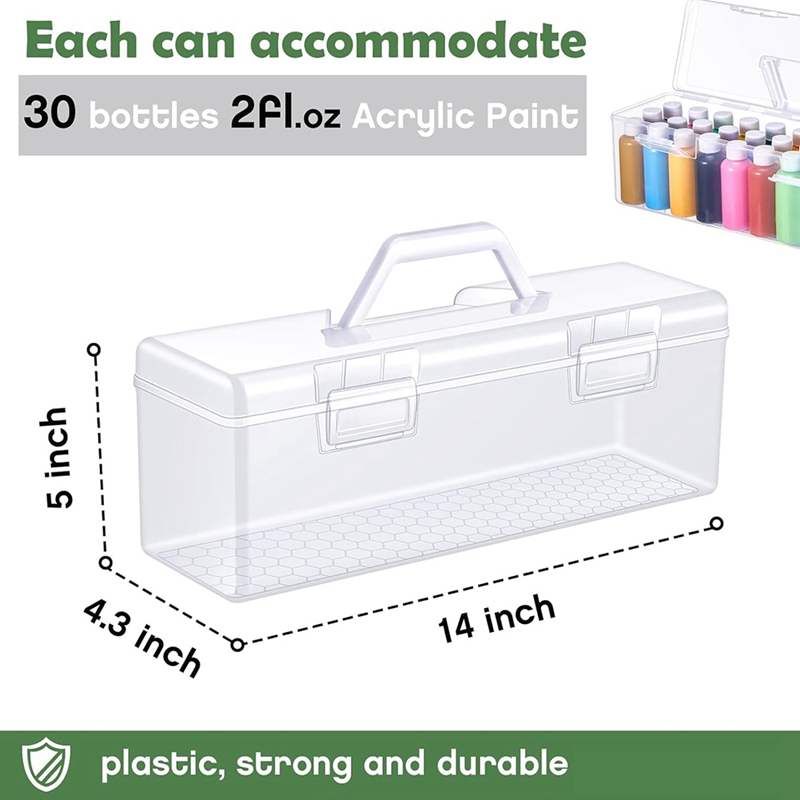 3 Pcs Paint Storage Box for 2  - Box Art And Craft review and price