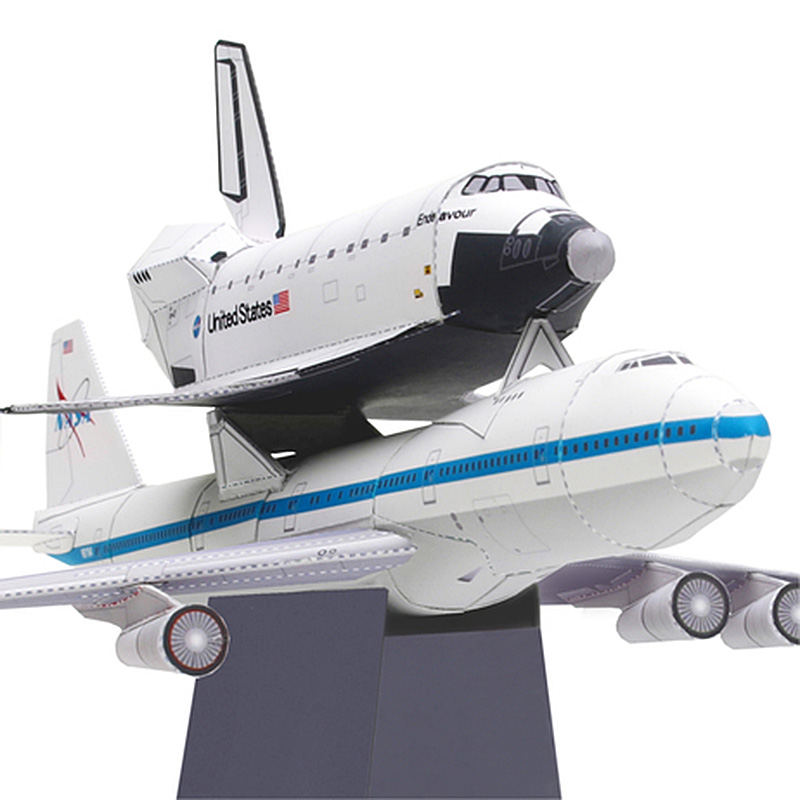 Boeing 747 Shuttle Carrier Air - Art Craft With Cardboard review and price